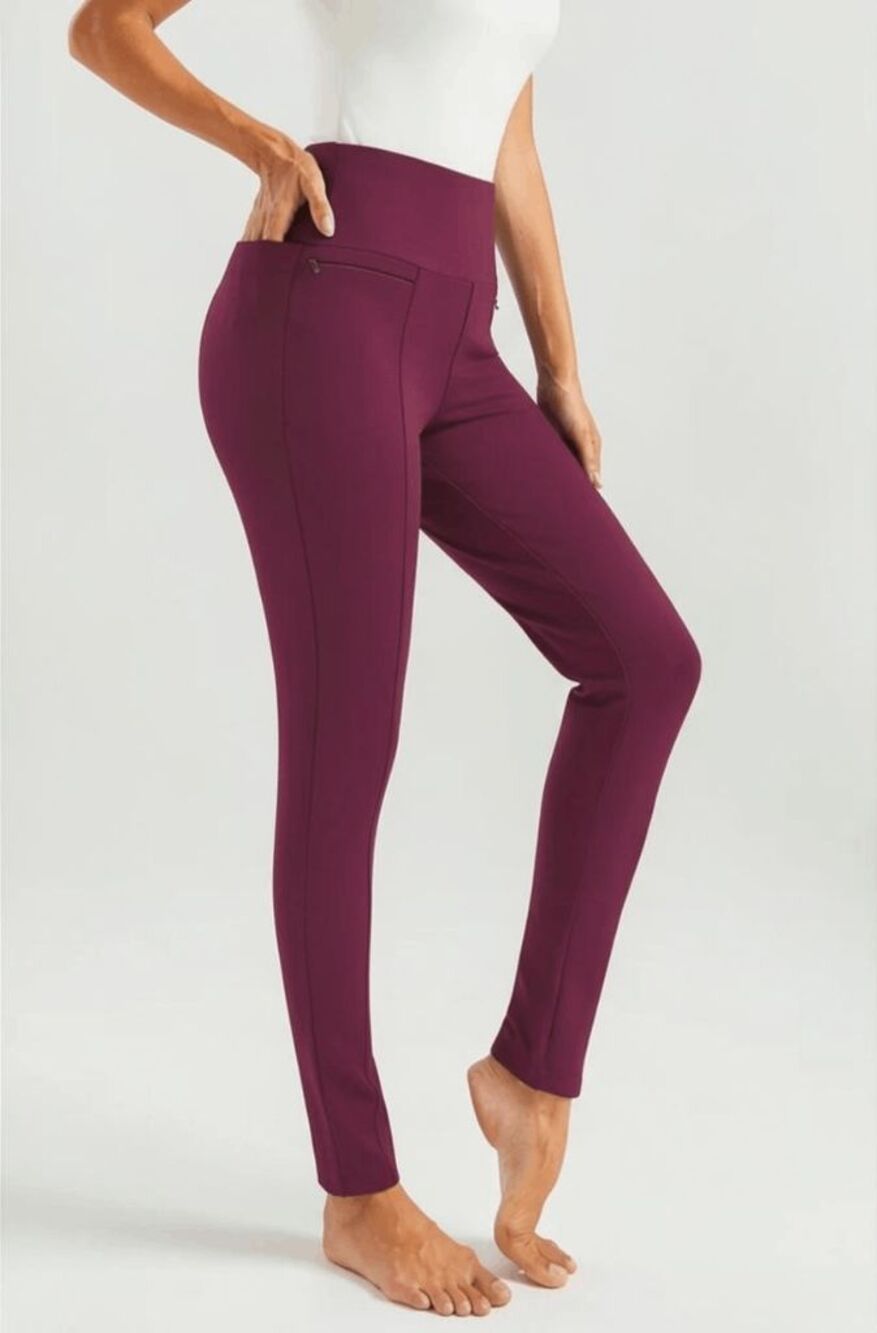 New Betabrand Pinot Power Down Skinny Dress Pant Yoga Pants Large